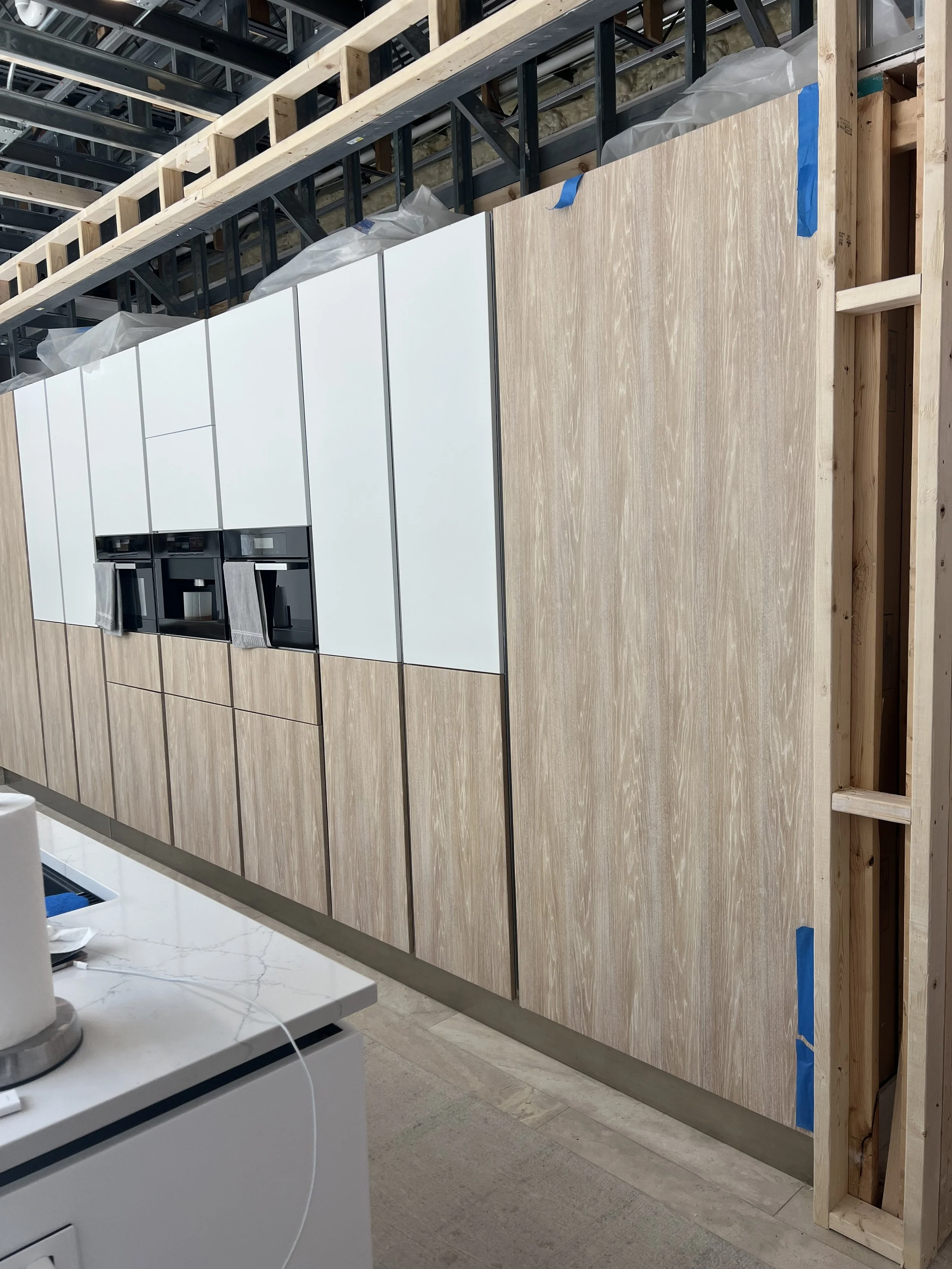 Zecchinon Cabinets Custom Italian Complete Kitchen Miele Wolf